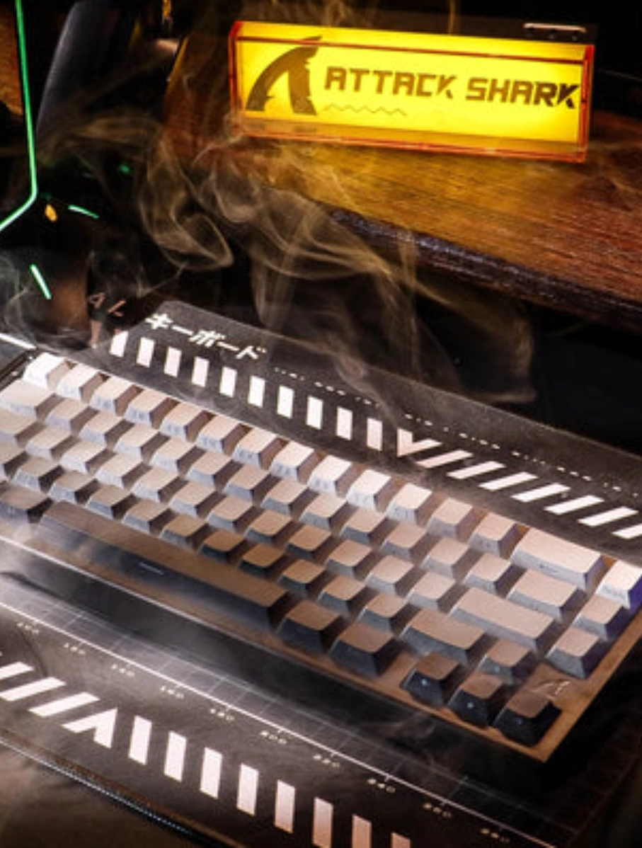 High-quality gaming keyboard with RGB lighting and mechanical switches
