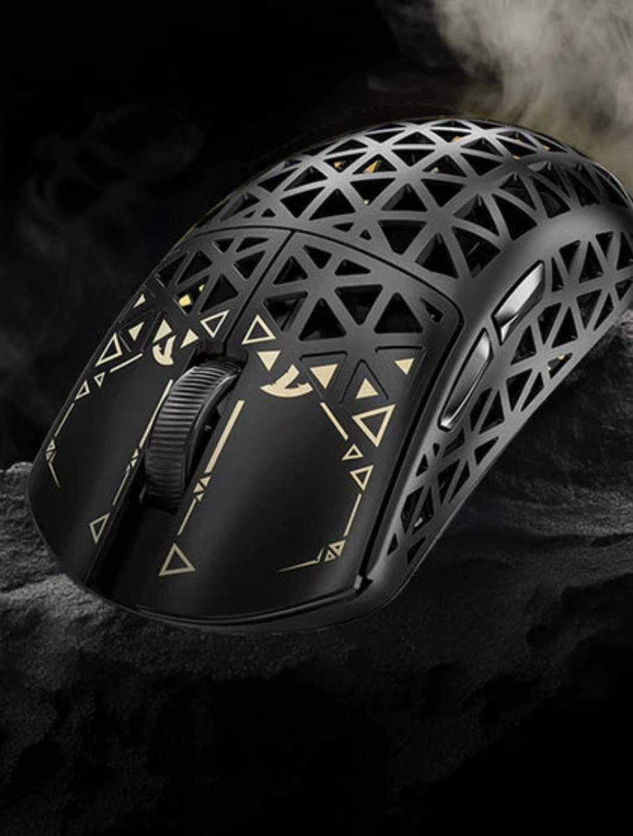 Superlight gaming mouse with ultra-fast precision and advanced technology