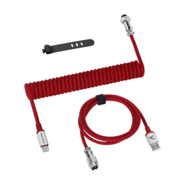 ATTACK SHARK C01PRO COILED CABLE RED